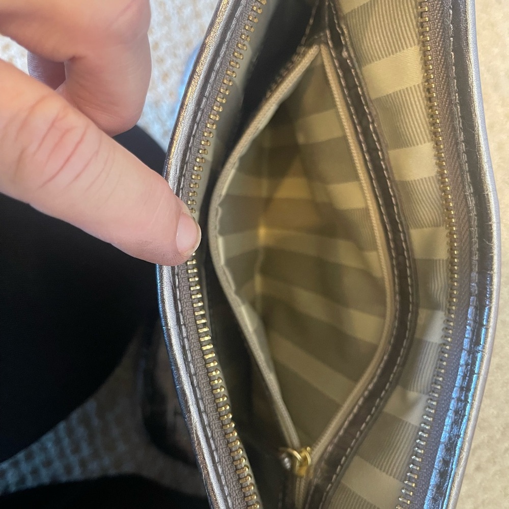 Brahmin Katie Crossbody Slim Metallic - Picture 3 of 9